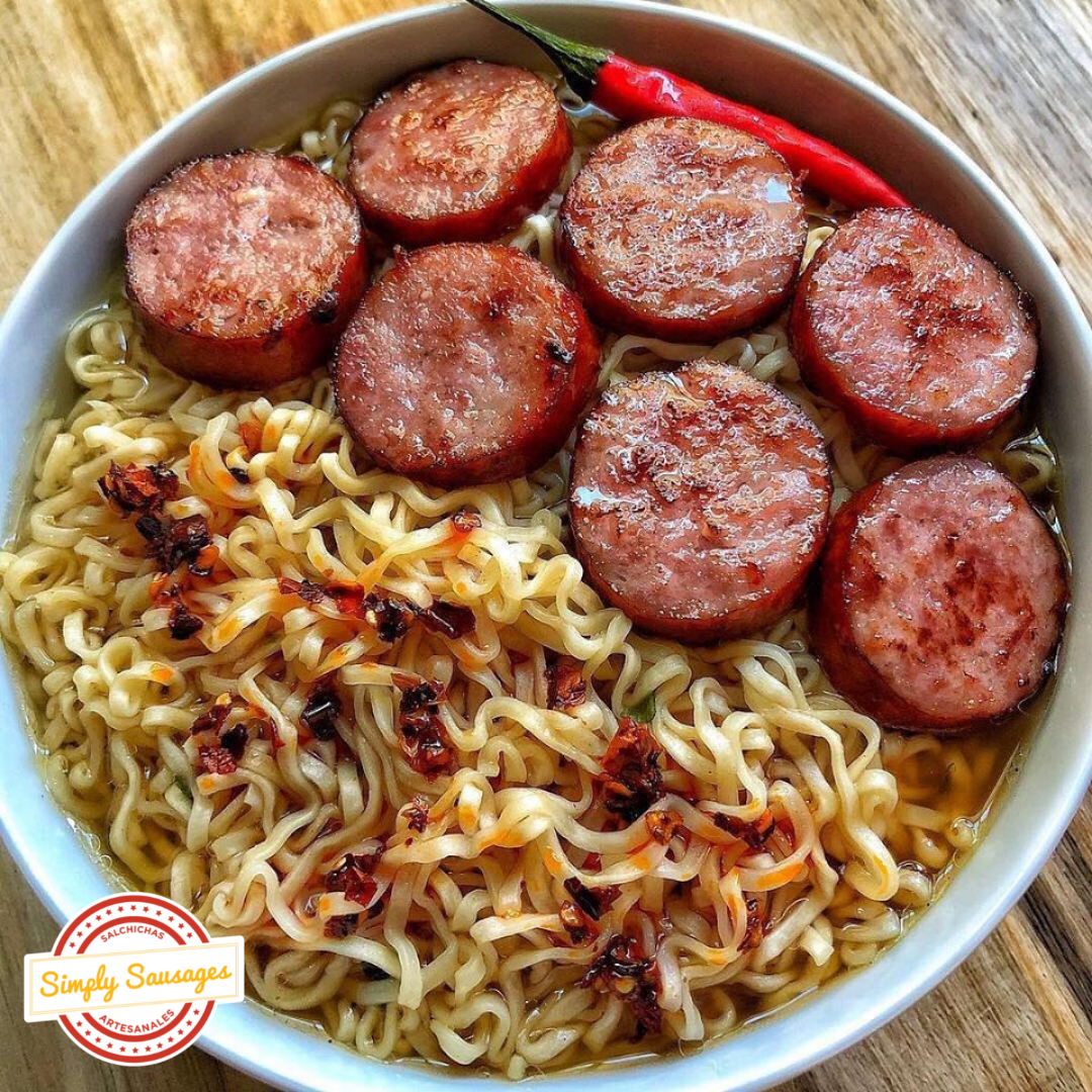 RAMEN CON SALCHICHA POLISH KIELBASA